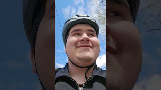 Riding my bike on my 18th birthday!
