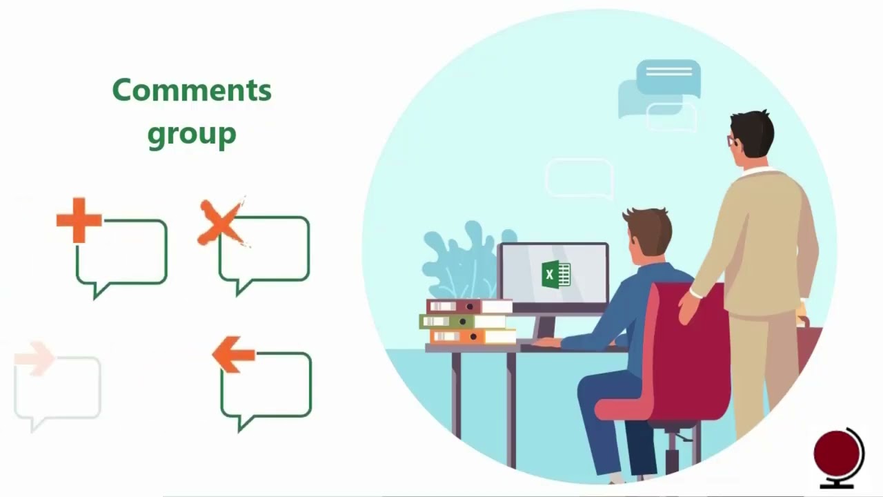 MS Excel – Review Tab – Comments Group (Add, Delete, Show & Hide Comments) in Hindi