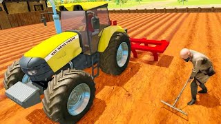 لعبة جرارات زراعية زراعة وفلاحة وحصاد مشوقة جدا - farming tractor simulator 2020#1 screenshot 3