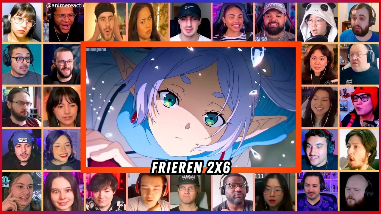 Frieren: Beyond Journey's End Season 2 Episode 6 Mega Reaction Mashup - フリーレン シーズン 2 エピソード 6 リアクション