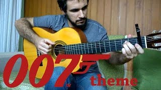 Video voorbeeld van "007 James Bond Theme - Fingerstyle Guitar (Marcos Kaiser) #97"