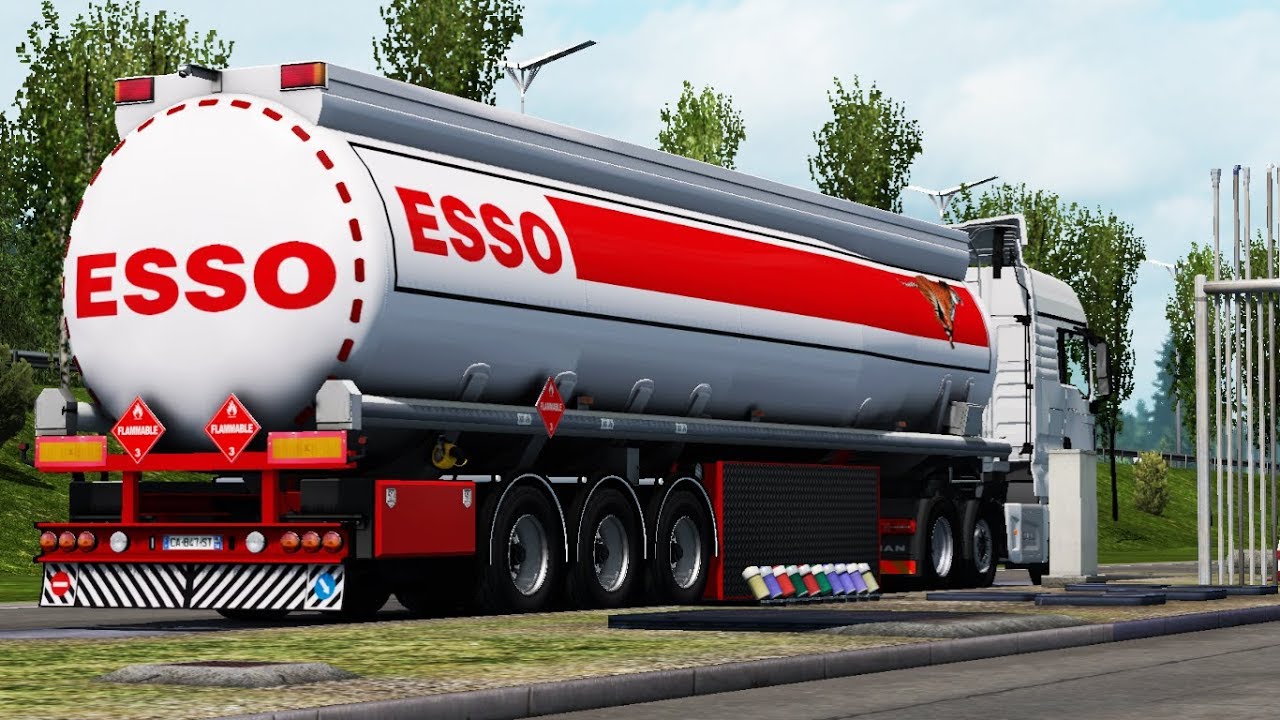 [1.34] Euro Truck Simulator 2 | Fuel cistern v1 | Mods ets2 1.33 download