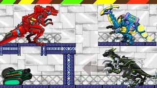 Dino Robot Fortress: Tyranno Red, Lightning Parasau, Ninja Velociraptor | DCTE VN screenshot 5