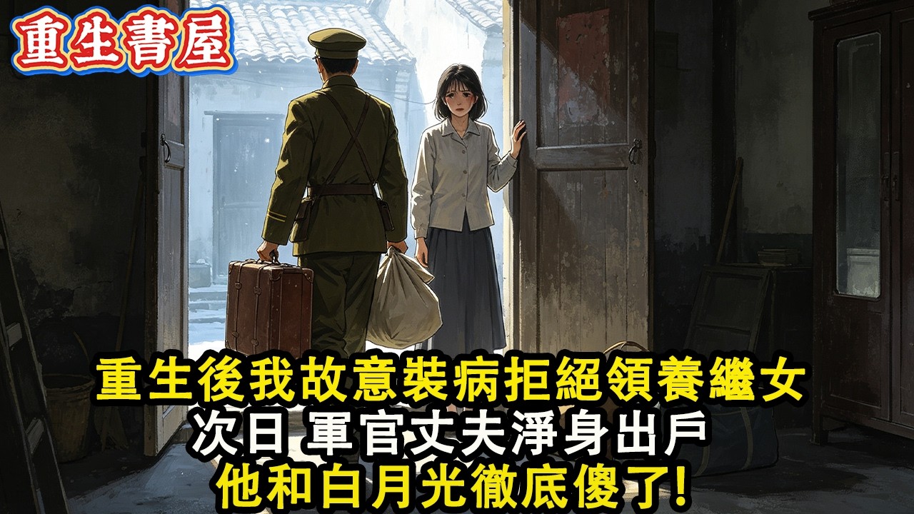 【重生爽文】重生後我故意裝病拒絕領養繼女 次日軍官丈夫淨身出戶 他和白月光徹底傻了#小說 #重生 #爽文#動漫 #故事 #動畫