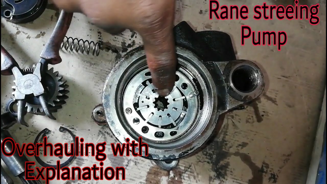 Rane streeing pump overhauling with explanation YouTube