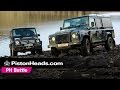 Mercedes G-Wagen G350d vs Twisted T40 Land Rover Defender 110 off-road | PH Battle | PistonHeads