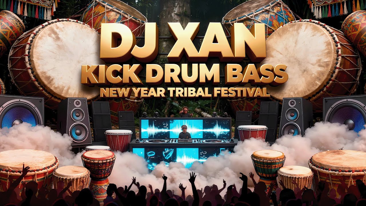 DJ XAN - Kick, Drum, Bass (New Year Tribal Festival)