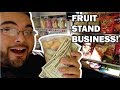 How Much A FRUIT STAND Make In ONE DAY!