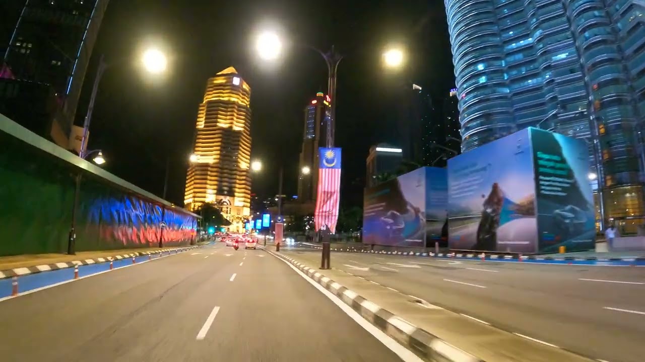 KL City Lights in Motion | 4K Night Drive
