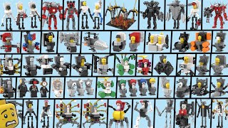 All Skibidi Toilet Multiverse LEGO: Every Character! (All episodes 016 - 024)