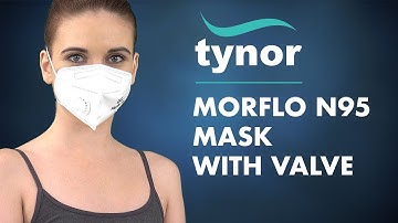 Tynor Morflo N95 Mask with Valve for high efficiency 6 layer filtration& superior breathing comfort