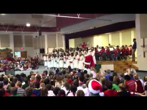 Santa visits Morehead city primary