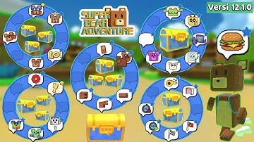 LOKASI PETI EMOT TERBARU DI UPDATE 12.1.0 ADA ATAU TIDAK ?, SUPER BEAR ADVENTURE