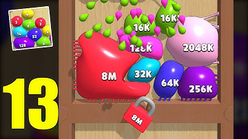Blob Merge 3D: Hacker [unlock 8M] level 121 to level 129