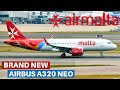 Air malta brand new airbus a320 neo economy paris  malta