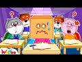 NEW | A Cardboard Girl at School?! - True Friends Always Help You | Wolfoo Family