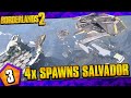 Borderlands 2 | Quadruple Spawns Salvador Funny Moments And Drops | Day #3