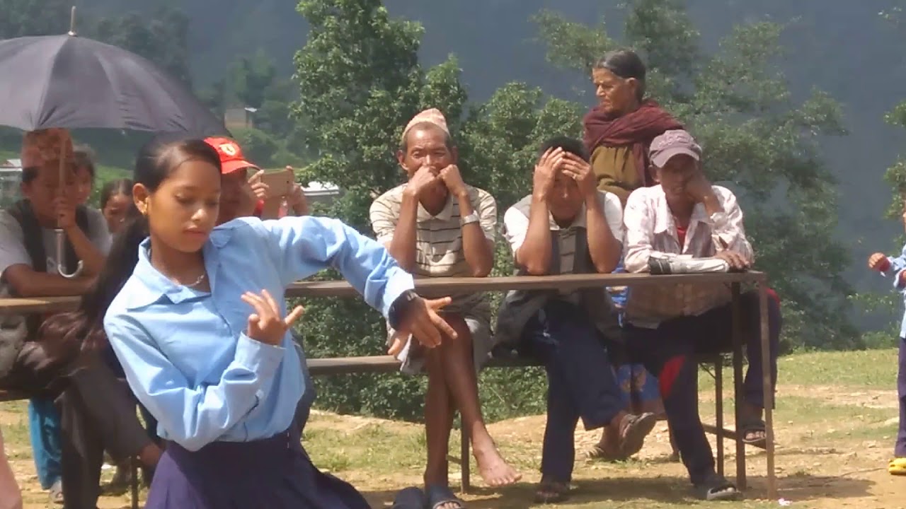 Saipu Ramechhap Priya Nepali perform dance in chandeshwari school Saipu Ramechhap - YouTube