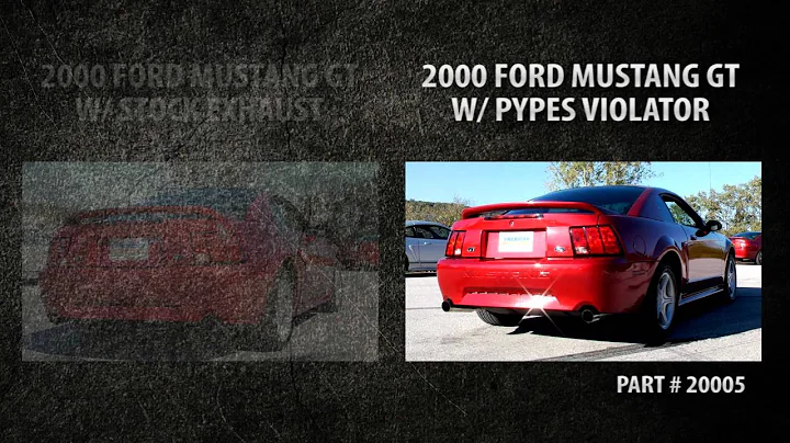 Pypes Violator vs. Stock Exhaust - 1999-2004 Ford Mustang GT
