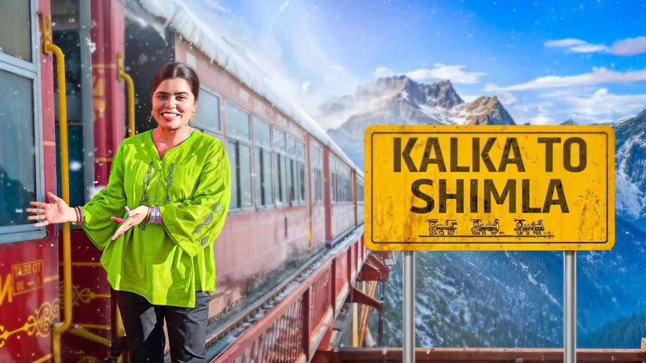 Kalka to Shimla toy train journey | Shimla Vlog | Beautiful Himachal ️ ...