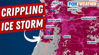 Back-To-Back Ice Storms Hit Oregon, Spark Power Outages