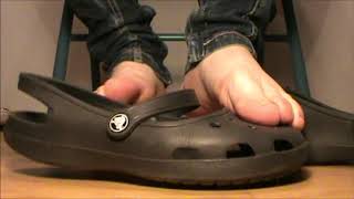 My Black Crocs Shayna Mary Jane And Chair