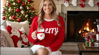 The "It Girl" Christmas Sweater? 🎄 Styling the Viral "MERRY" Knit