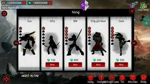 Hack Rune & Coin, Gem League Of Stickman Free by Gameguardian(Gg) 100% working