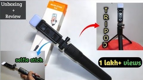 R1s bluetooth selfie stick & tripod unboxing | what