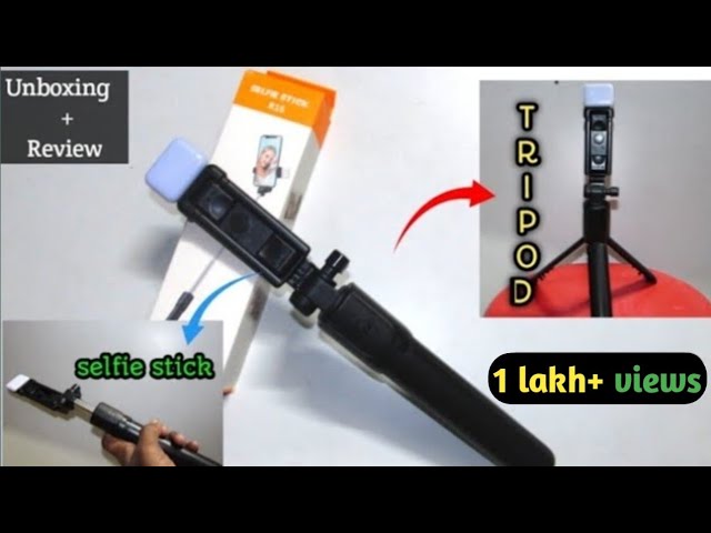 Selfie Stick With Bluetooth Camera Shutter and Tripod Stand