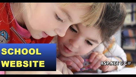 School Website Project | ASP.NET & C#