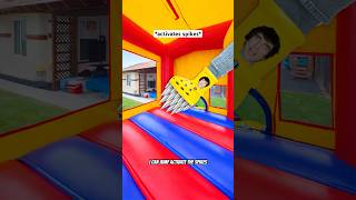 When You Wear Shoes In The Bounce House 🤣 #shorts #relatable