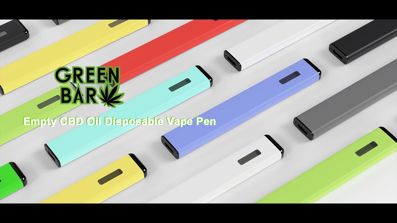green bar cbd disposable vape pen