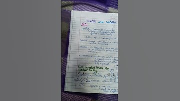 Heredity notes part 1 #class10 #mindmap #reels #learn #science #topper #study #photography