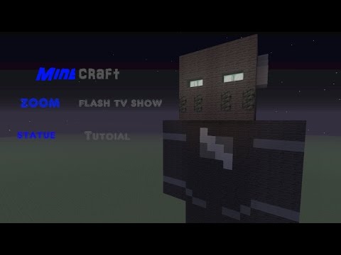Minecraft zoom (Flash programa de televisión) tutorial estatua