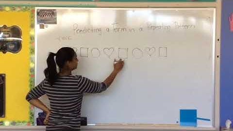 Predicting a Term in a Repeating Pattern