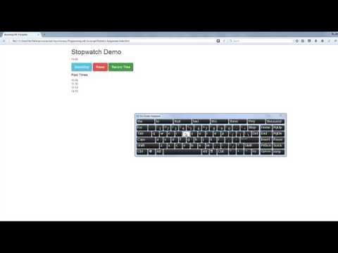 Edx Asynchronous Programming with Javascript M1A