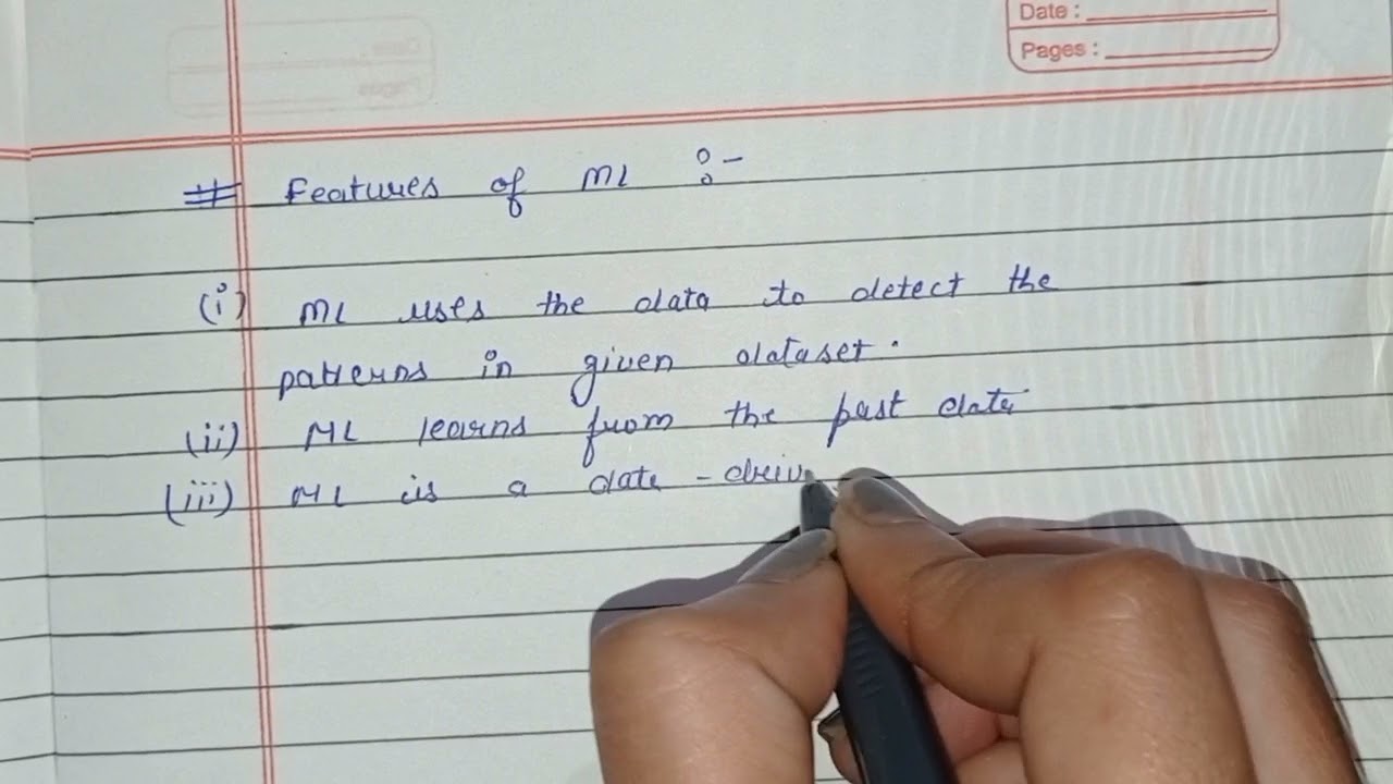 Features and Working | Machine Learning | Seeratpreet kaur