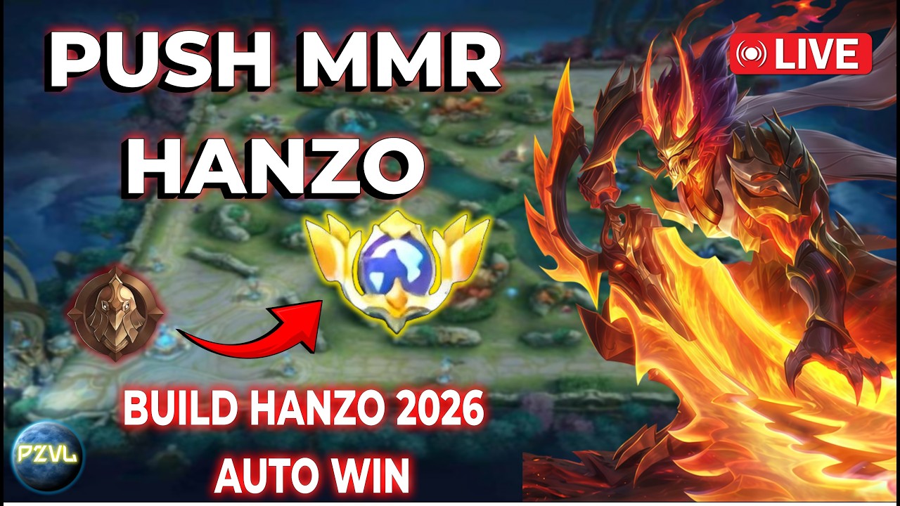 ALHAMDULILLAH MASUK KE YT BANG AXCYYL | PUSH MMR HANZO | LIVE SHORT ...
