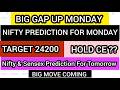 monday market prediction | Nifty Expire | Nifty Prediction | Tomorrow gap up or gap down | 27 April