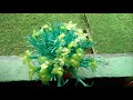 Cara Membuat Bunga Dari Sedotan Plastik - DIY Flower From Plastic Straw