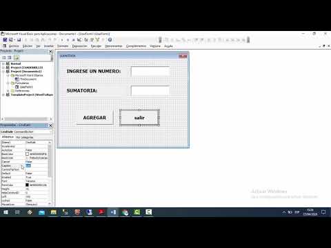 Visual Basic en WORD 03 - Sumatoria CODIGO FUENTE GRATIS