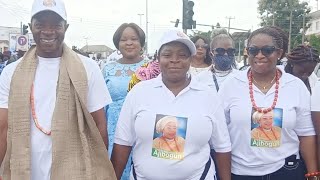 WATCH CHIEF MRS AJIBOGUN FLORENCE   BURIAL CEREMONY SO REST IN PEACE