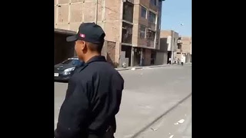 Cuando te luces delante de los policías