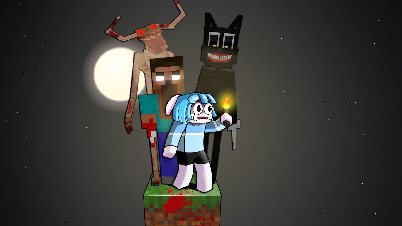 จะรอดไหม!? เอาชีวิตรอดบน One Block สยองขวัญ | Minecraft One Block Horror