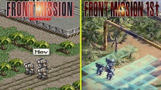 Front Mission 1st Remake vs Original Graphics Comparison / Nintendo Switch vs SNES