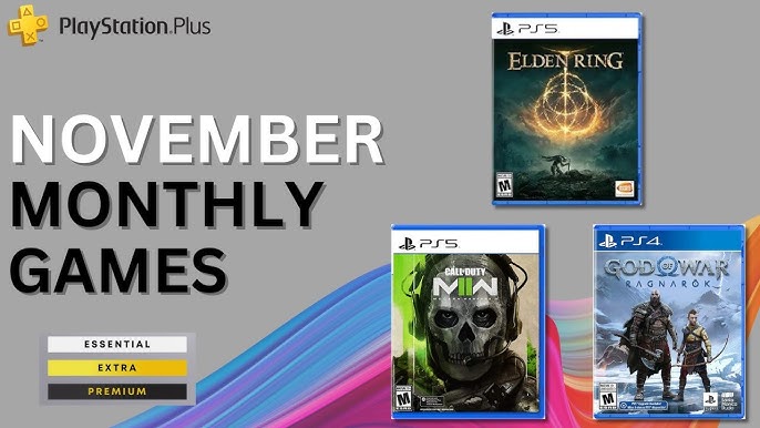 Jogos grátis da PS Plus Essential em novembro de 2023