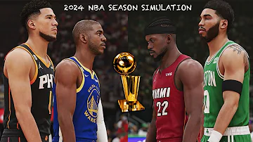 What If the 2024 NBA Season Started Today?! (Live 2K Sim)