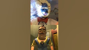 Hello Neighbor vs Ice Scream 1: Horror Neighborhood #shorts