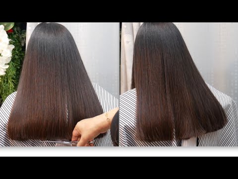 Long bob haircut style straight ตัดผมบ๊อบยาว  ตรง ตรง